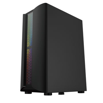 China Wholesale desktop custom glass btx plexiglass with fan desktop ...