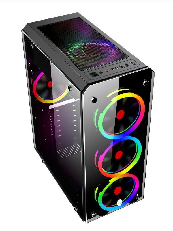 Ref Case Pc China Sync RGB Fans +1 120mm Rear Fan Pre-Installed Gaming Case on ...