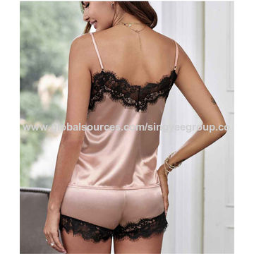 Europe Sexy Two-piece Pajamas Sexy Lingerie Straps Summer Tracksuit $2 -  Wholesale China European Style Sexy Two-piece Pajamas at Factory Prices  from Fujian Singyee Group Co. Ltd