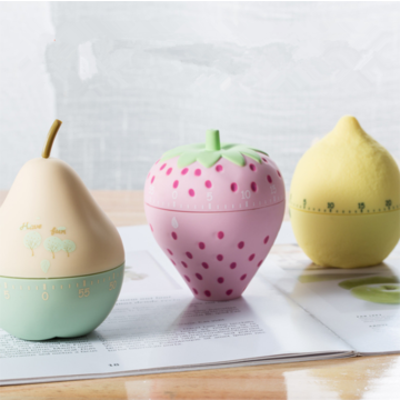 JUSTUP Cute Kitchen Timer Kawaii Fruit Timers 60 Minute Clockwork