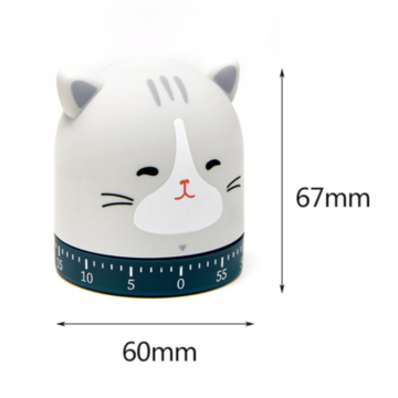 Kitchen Timers with Alarm Buzzer Durable Waterproof Cartoon Timer