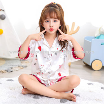 Bulk Buy China Wholesale Ice Silk Pajamas Children's Summer