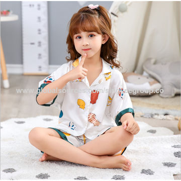 Bulk Buy China Wholesale Ice Silk Pajamas Children's Summer