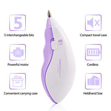 Mini perceuse à ongles électrique 5 en 1, kit de manucure