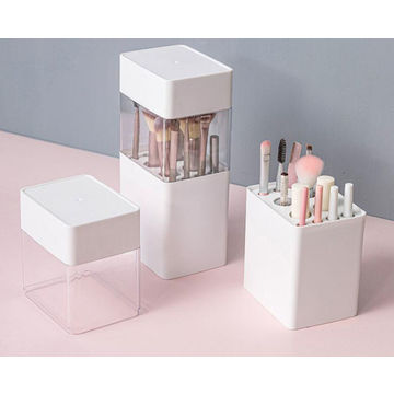 Buy Wholesale China Makeup Brush Holder Stand Up Brush Case Pen Holder Desk  Organizer & Makeup Brush Desk Organizer at USD 2.9