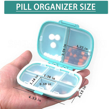 Portable Waterproof Pill Organizer Box - China Portable Medicine Box and  Pill Storage Box price