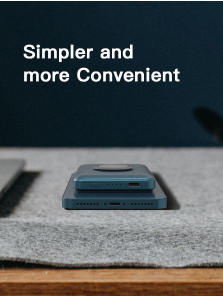 Magnetic suction multifunctional wireless charger 5000mah power bank ISO BSCI maufacturer supplier