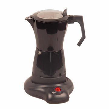 Buy Wholesale China Factory Aluminium Electric Coffee Maker 6cup 300ml Moka  Maker 480w Italian Moka Pot & Electric Coffee Maker 6cup 300ml Moka Maker  480w at USD 10.3