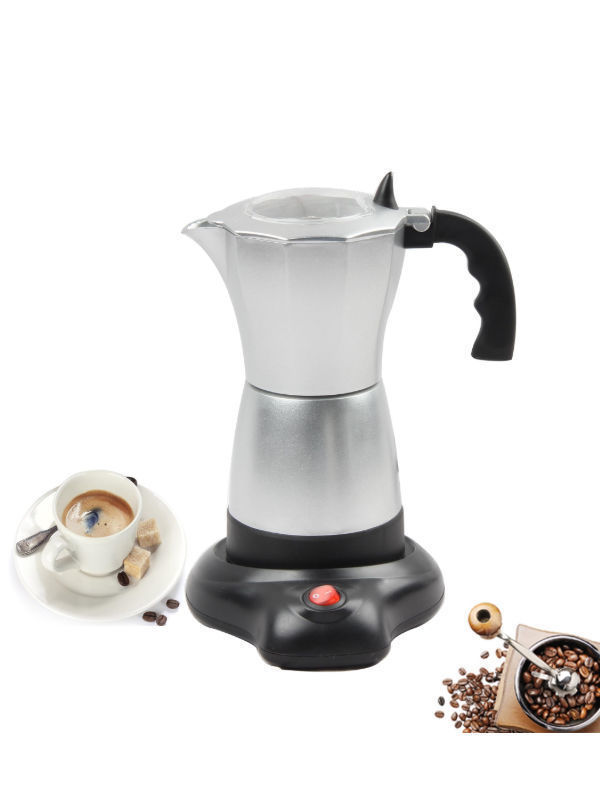 6-Cup Electric Moka Espresso Maker