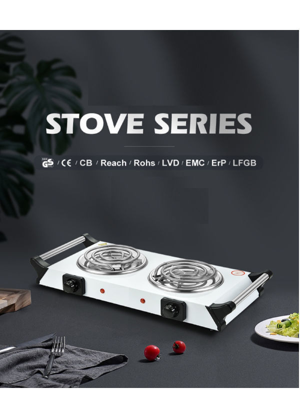 China 2021double steel stove electric square hot plate heating element