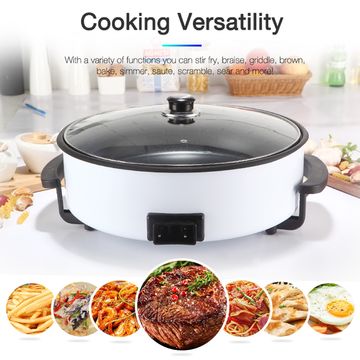 Buy Wholesale China Electric Pizza Pan,pizza Grill, 1500w, Non-stick  Cooking Surface, Adjustable Temperature Control & Electric Pizza Pan at USD  7.5