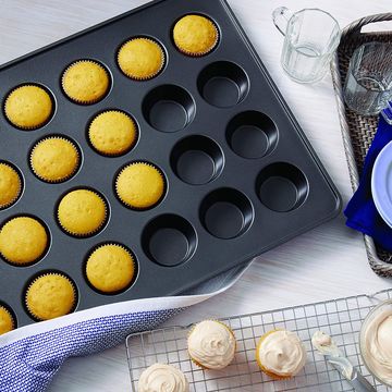 Muffin Pan 4 Cup Standard Size For Air Fryer / Small Oven Cupcake Baking  Pan Non Stick Carbon Stainless Steel