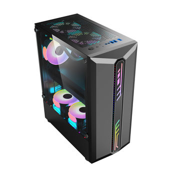 China ATX/Micro ATX Tempered Glass Gaming Computer Case Middle Tower ...