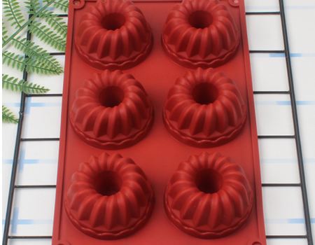 9 Inch Silicone Bundt Cake Pan Non-stick Cake Bakeware Mould Cake Baking  Mold