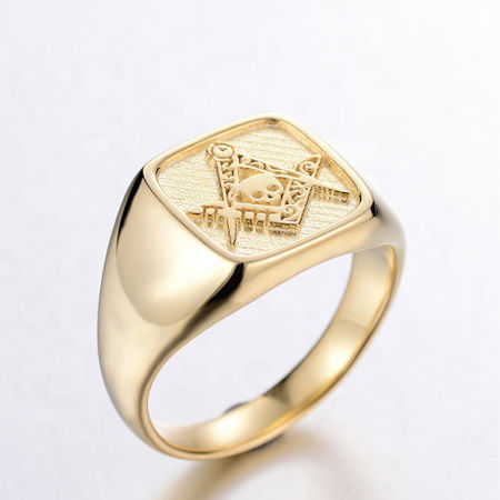 Anillo De Sello Plano Con Anillo De Plata De Acero Retro De Anillo De Sello Plano Con Anillo De Plata De Acero Retro De