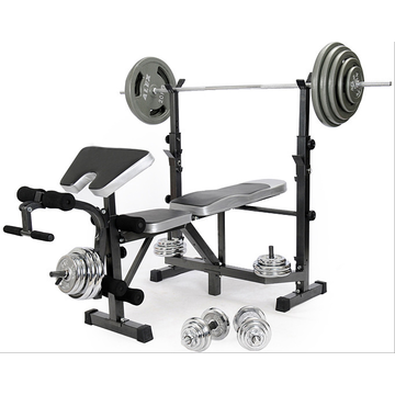 Barbell and bench online for sale