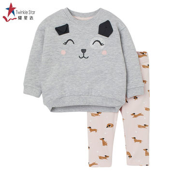 Clothing Sets Girls Sweater Suit Spring Autumn ChildrenS Clothing