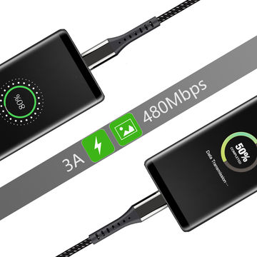 Nouveau câble tressé longue durée 1m 2m Micro 5pin Chargeur haute vitesse USB 2.0 Micro USB câble pour B2B