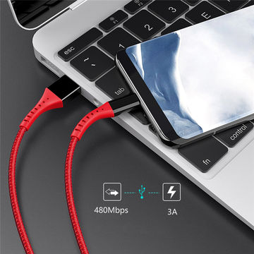 Nouveau câble tressé longue durée 1m 2m Micro 5pin Chargeur haute vitesse USB 2.0 Micro USB câble pour B2B