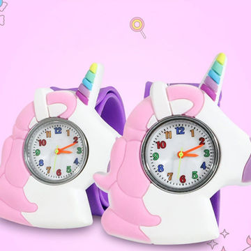 Fabricantes de OEM Reloj infantil con diseño de gato en cartón para niña