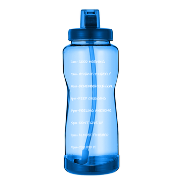 24oz Sports Water Bottle 700ml Wide Mouth Straw Travel Gym