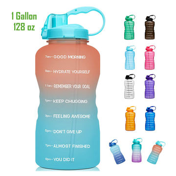 Buy Wholesale China 128oz/1 Gallon Water Bottle Large Water Bottle 128 Oz Water  Bottle For Sports Two Handles Bpa Free & 1 Gallon Water Bottle Sport at USD  2.75