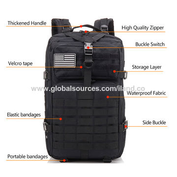 Mochila de emergencia de supervivencia Molle, bolsa militar