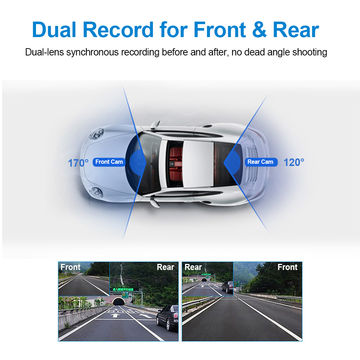 Fhd Car Dvr Camera New Dash Cam Dual Record Hidden Video Recorder