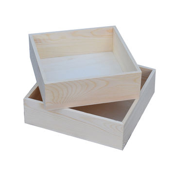 Unfinished wooden boxes store for sale