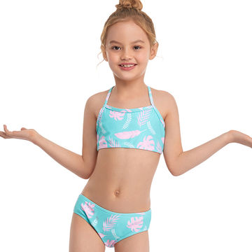 Buy China Wholesale Girls Summer Beach Wear Kids Swimsuit Child Swimming  Teen Bikini Swimwear Suits & Girls' Swimwear $4.48