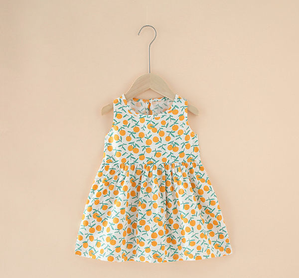 Bulk Buy China Wholesale Children's Baby Dress Pure Cotton Flying Sleeve  Small Cherry Print Backless Tether Baby Dress Girls $2.1 from Quanzhou  Sunfull Imp.& Exp.Co.,ltd