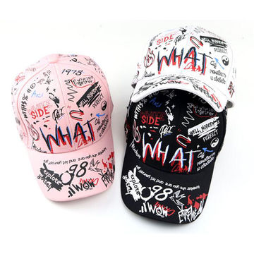 Women casual 3d print sublimation sports hiphop baseball cap