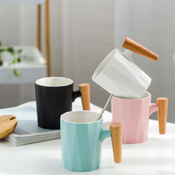 Buy Mug and bamboo lid with spoon