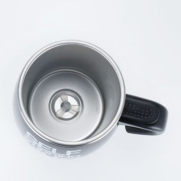 Self-stirring Mug - Stainless Steel Liner For Coffee, Milk, And