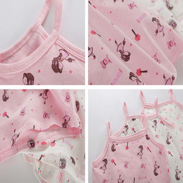 Baby Girls Princess Outfits Undies Sport Bra Printing Underclothes