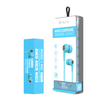 Devia Ecouteurs Intra-auriculaires avec Télécommande + Microphone