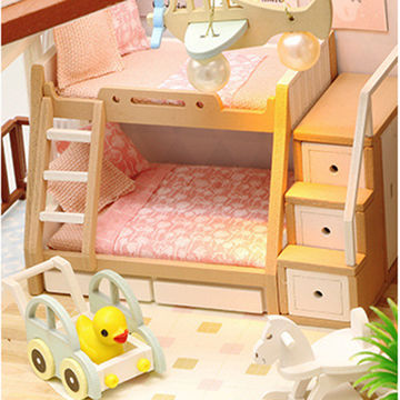 Buy Wholesale China New Arrival Children Large Wooden Dolls House Furniture  Sets With Elevator W06a355c & Wooden Dolls House Furniture Sets at USD 35