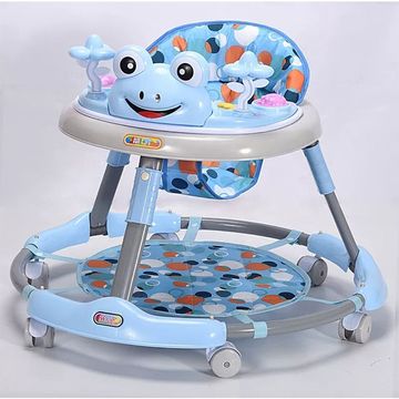 Bulk Buy China Wholesale Baby Walkers Cartoon Frog Toy 6 Wheels Stroller With Parts Push Bar And Canopy 8 from Hebei Dingshun Trading Co. ltd Globalsources