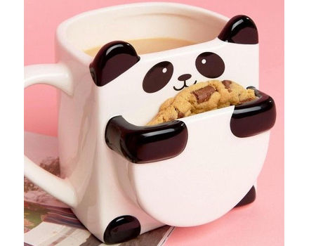 1pc Creative Ceramic Panda Pattern Mug Cartoon Cup Cute Milk