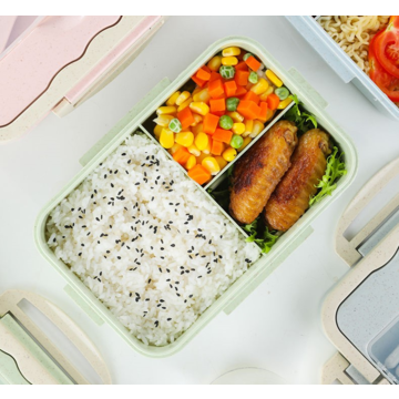 Portable Cartoon Lunch Box, 304 Stainless Steel Microwave-heating & Heat-insulated  Food Container For Camping And Traveling, 4pcs/set