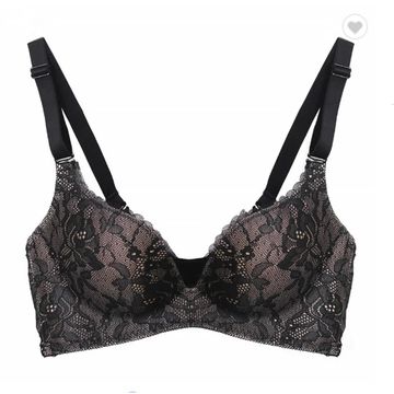 High Standard Sexy Women Sewing Bras Fitness Lace Push-up