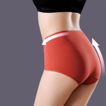 High waist tummy control underwear ladies pure cotton