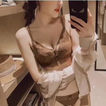 Lace Sexy Lingerie Women Sports Without Steel Ring Gathered Sleep Bra -  China Bra and Women Bra price