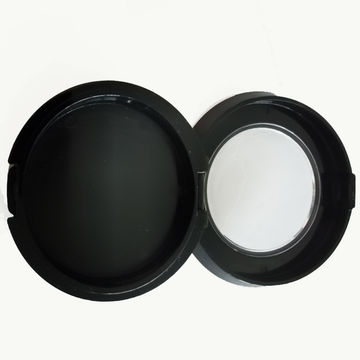 China Clear Window 59mm pan round plastic Foundation Blush Powder ...