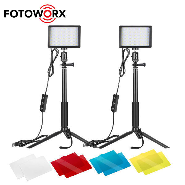 Buy Wholesale China 2-pack Led Fill Light With Tripod Stand For Photo  Tabletop Studio Light & Studio Light at USD 24 | Global Sources