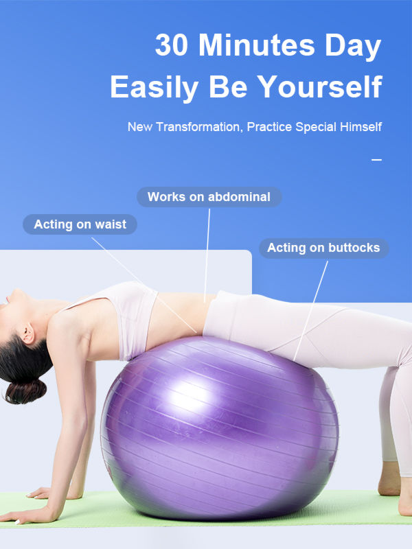 30 Minute Stability Ball Workout Fuli Thickening Explosion-proof