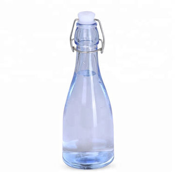 Botella Agua Cristal 1 Litro sin Bpa de Claro Borosilicato Vidrio