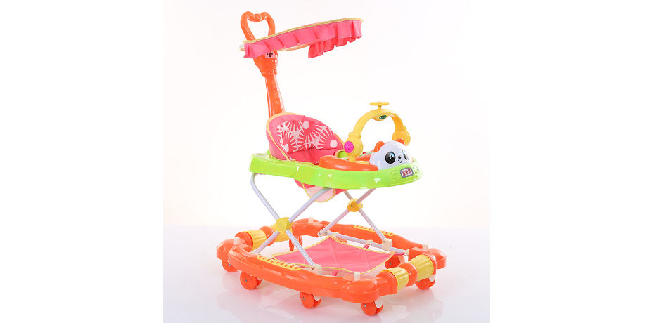 Baby Walkers For 6-12 Months Baby With Toy Table 6 Wheels