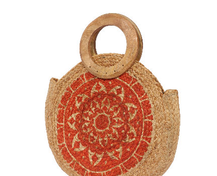 India Round Jute Bags Women Round Handwoven Straw Bag on Global Sources ...