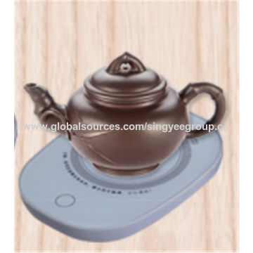 Teapot Warmer Ceramic, Tea Light Warmer, White Round Teapot Stove Heater  Base with Spoon and Stove Mat, Porcelain Tealight Heater Tealight Heater